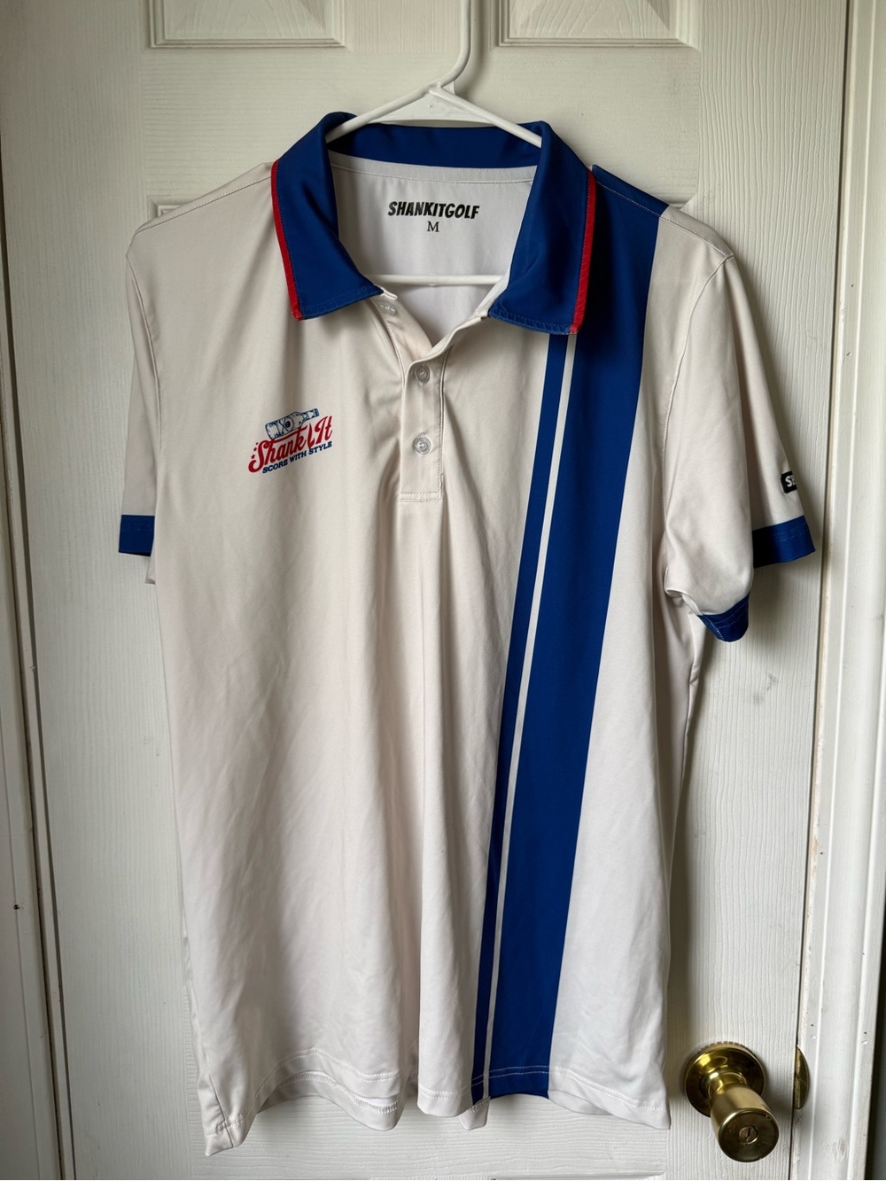 Shank it golf polo medium